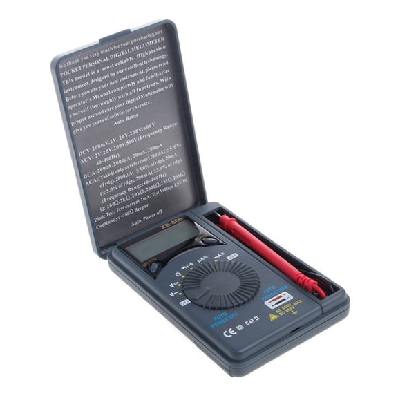 TOP! XB866 Mini Auto Range LCD Voltmeter Tester Tool AC/for DC Pocket Digital Multime