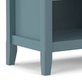 thumbnail image 5 of Simpli Home Amherst 24 inch Wide Solid Wood Transitional Bedside Table in French Blue, 5 of 10