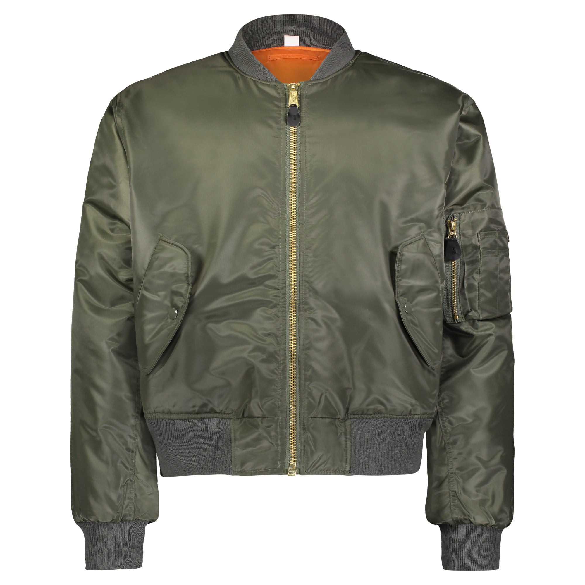 MA1 Mens Classic Bomber Jacket Military Air Force Style Padded Biker Jacket S 5x 