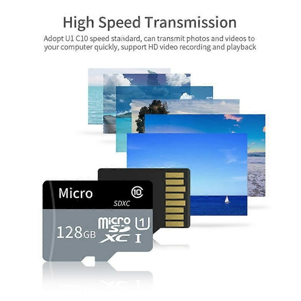 TF Card Large Capacity Micro SD Card 64GB U1 Class 10 TF Card High Speed Memory Card for Mobile Phone Camera Dashcam Monitor