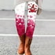 thumbnail image 2 of Gibobby Leggings Translúcido Mujer Leggings mujer Día San Valentín Estampado lindo Casual Cómodo Leggings para el Pantalones bota(Multicolor, XL), 2 of 5