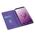 thumbnail image 4 of Samsung Galaxy S9 Plus Wallet Case, Dteck Bling Slim PU Leather Magnetic Flip Folio Stand Case Cover Built-in One Card Holder For Samsung Galaxy S9+, Purple, 4 of 6