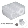 thumbnail image 2 of AMERTEER 20Pcs Souvenir Coin Capsules with Matching Pad Storage Box Collection Supplies, 2 of 8