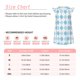 thumbnail image 3 of Fotbe Blue and White Squares Vestido de Dormir para Niñas de 3 a 10 Años, Mangas Cortas, Estilo Princesa, Pijama Camisón con Mangas Voladas-Large, 3 of 6