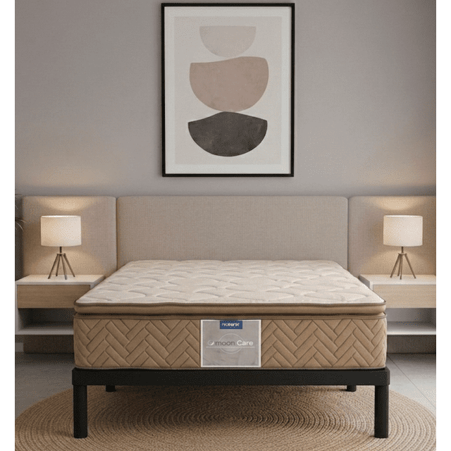 Colchon Individual Restonic Confort Plus + Box Metal Premium | Ortopédico