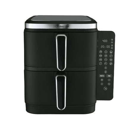 Culinary Chef, 11.6 Qt./10.4L Double Stack Digital Air Fryer, Black