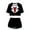 01, variant on XUANXIAOJIANG Hazbin Hotel T-shir Women's Summer Casual Set - Breathable Cotton T-Shirt & Shorts Combo | Comfortable Loose Fit | Quick-Dry Sweat-Wicking | Easy Care | Fashionable Streetwear