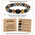 thumbnail image 3 of Natural Stone Bracelet for Men, Boys, Sons, Grandsons, Nephews, Boyfriends, Dads, Stepdads - Birthday Gifts Easter Gifts Christmas Gifts Men Teenagers Boys, 3 of 5
