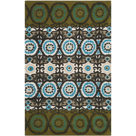 Safavieh Cedar Brook Green Contemporary Rug - 2'3" x 3'9"