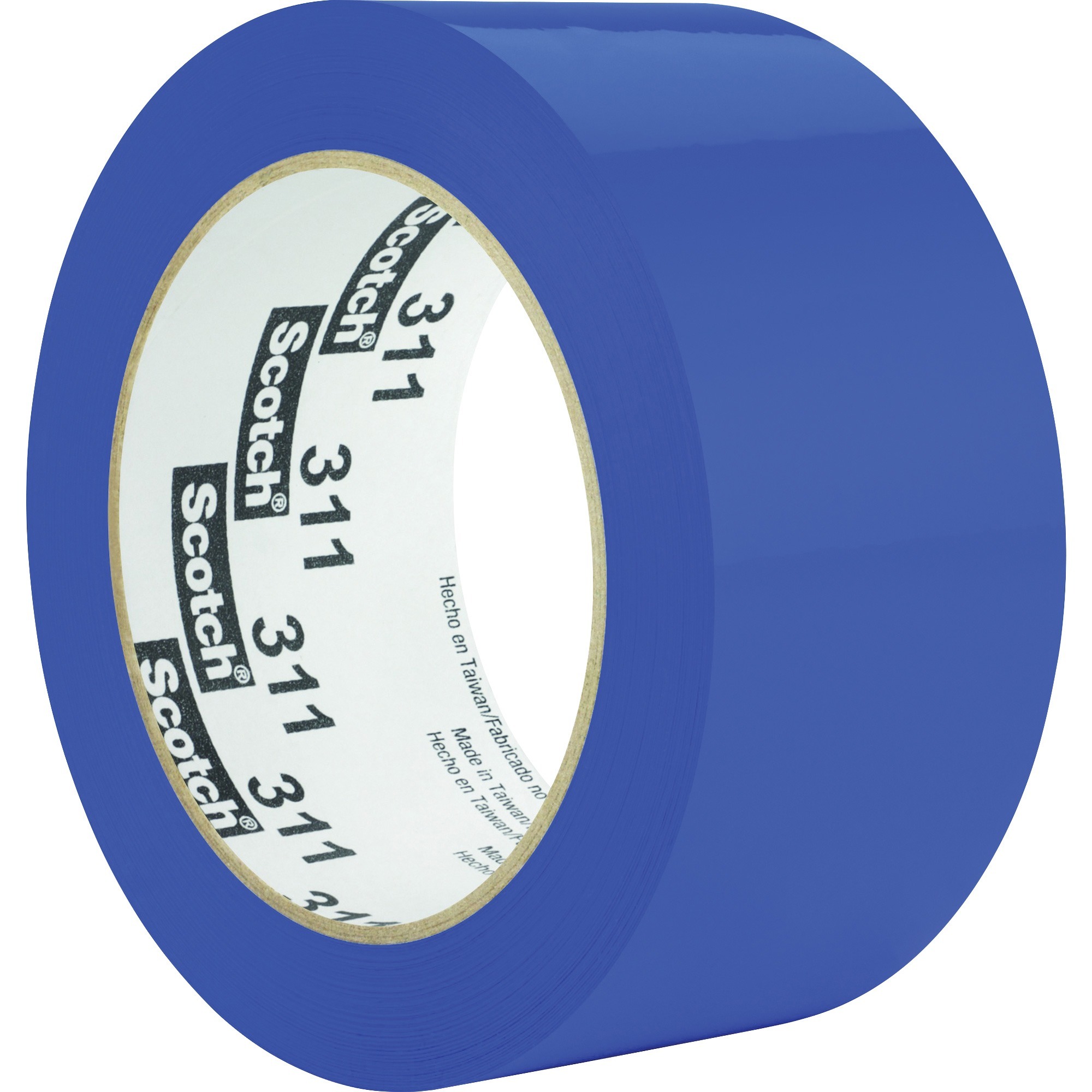 Scotch Box Sealing Tape 2.0mil 3" core 2"x110 yrds 1 Roll Blue 86531