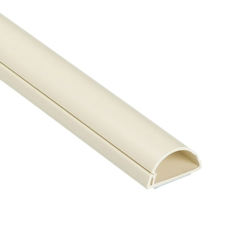 D-Line Beige Half Round Cord Cover  1.18x0.59in  39in Length