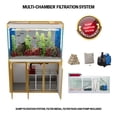 thumbnail image 4 of Aqua Dream 175 Gallon Tempered Glass All-in-one Aquarium White and Gold, 4 of 6