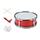 thumbnail image 1 of 14 en Snare Drum Instrumentos musicales profesionales con guantes Instrumento de percusión Baterías musicales para adultos Niños Regalos de vacaciones Tambor de resorte de 14 pulgadas, 1 of 7