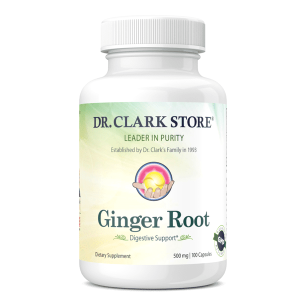 GINGER ROOT, 500 MG 100 CAPSULES