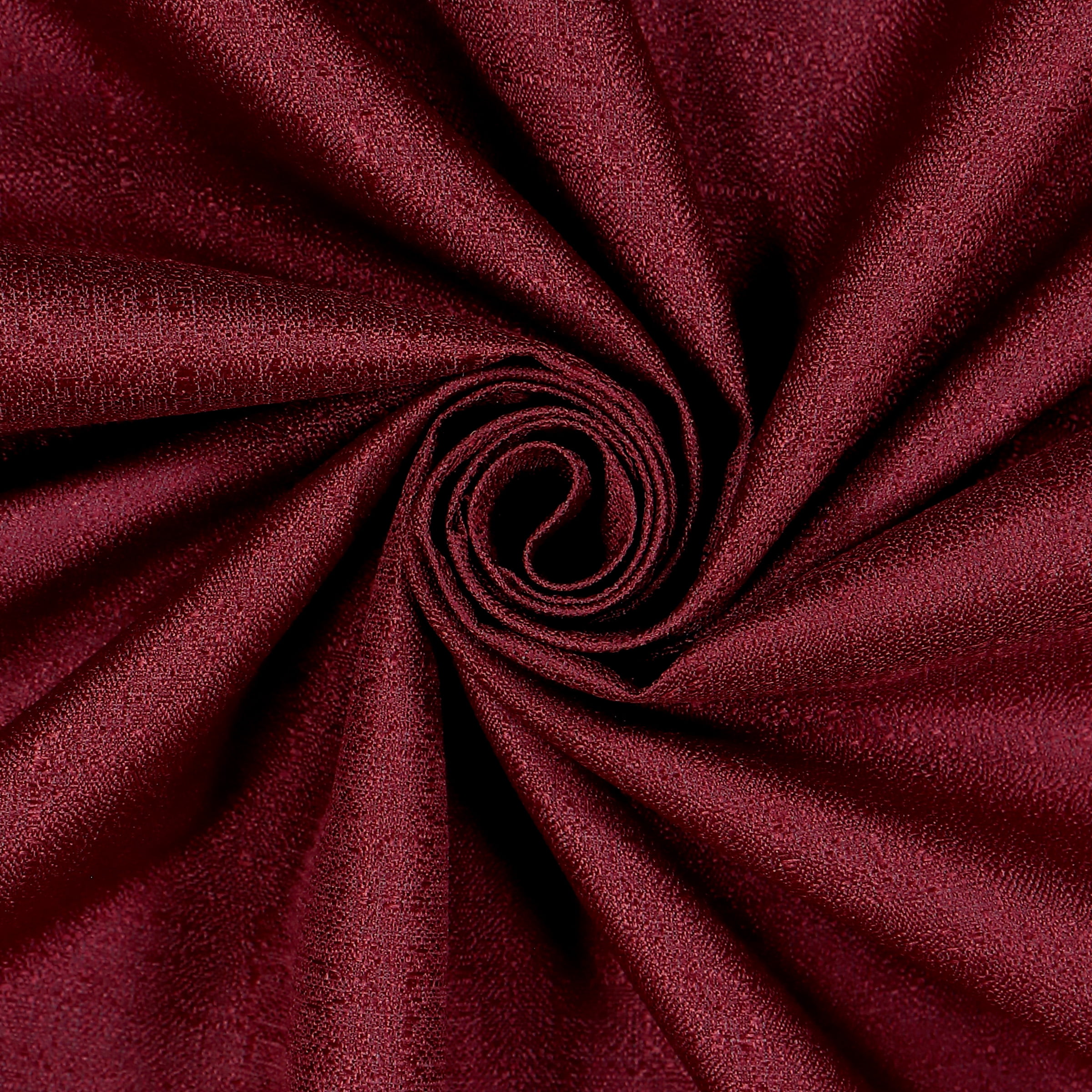 Eclipse Samara Solid Blackout Curtains, Single Curtain Panel, 63 Inch Long Blackout Curtains, 42" W x 63" L, Oxblood