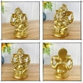 thumbnail image 6 of BangBangDa Hindu God Lord Ganesha Idol - Indian Ganesh Statue Sculpture India Murti Pooja Item Home Office Mandir Temple Puja Decor Yoga Zen Meditation Altar Shrine Kit Religious Gifts, 6 of 9