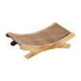 thumbnail image 3 of Tumbona rascadora para gatos, cama para rascar gatos, evita daños en los muebles, garra de molienda espaciosa, muebles para gatos, sofá para gatos de Marrón, 3 of 8
