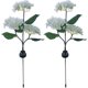 thumbnail image 1 of Luces LED Solares Kuymtek 3 Cabezales 2 Uds para Jardín blanco, 1 of 9