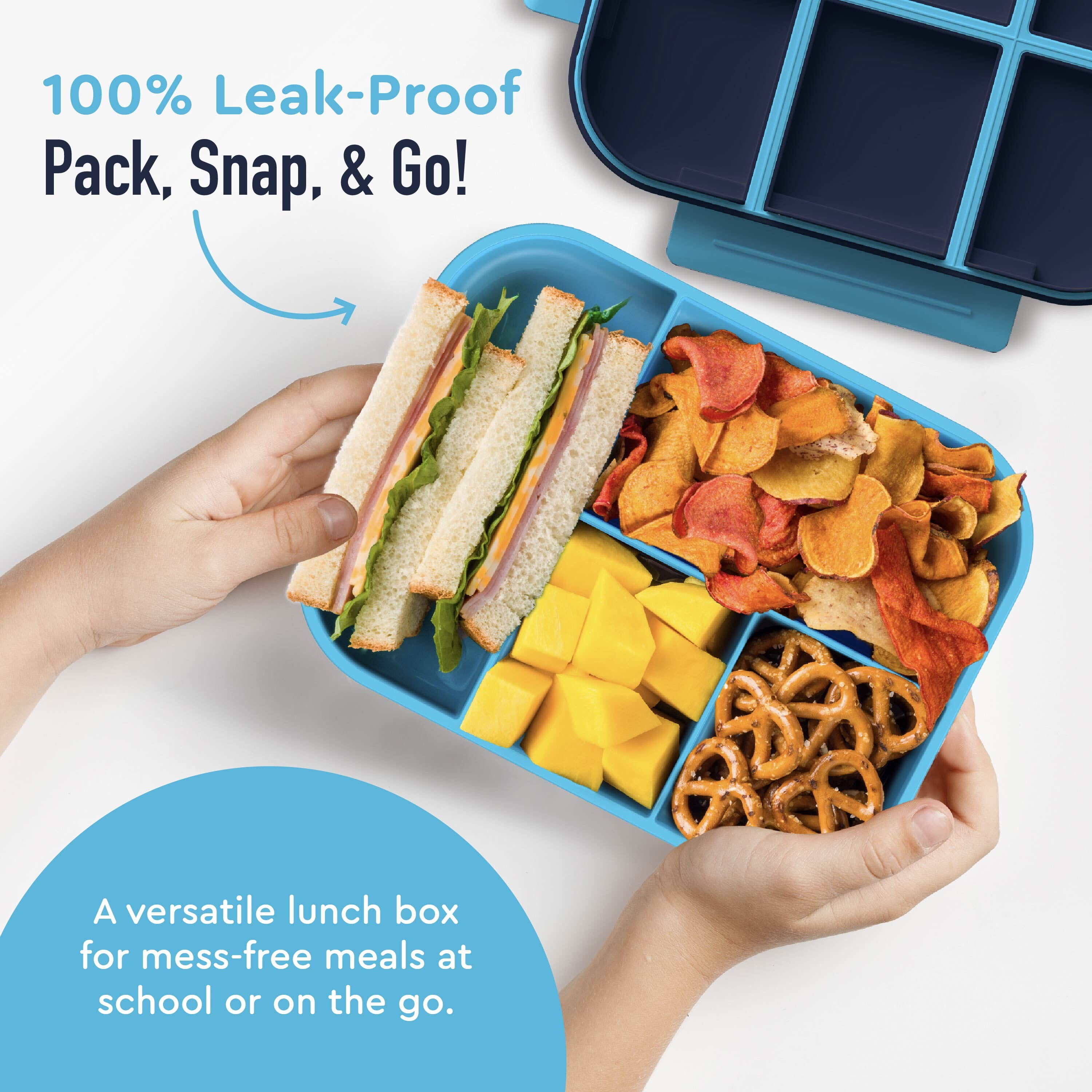 ベントーゴー　Bentogo Bentgo® Chill Kids Lunch Box & 2 Extra Trays with Lids | Lunch
