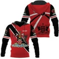 thumbnail image 2 of Personalized Trinidad & Tobago Shirts Trinidad and Tobago Coat of Arms Flag 3D Shirts Trinidad Pride Independence (T-shirt, S), 2 of 8