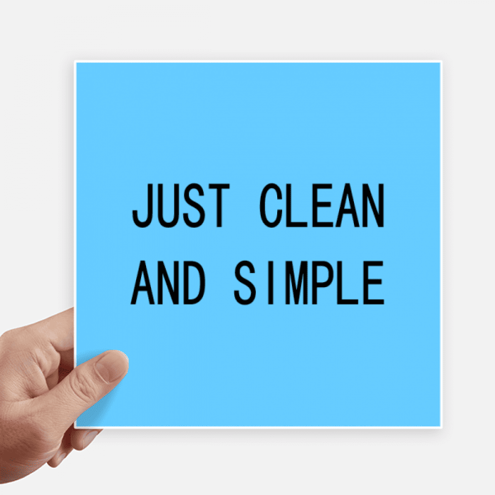 Just Clean And Simple Art Deco Fashion Sticker Tags Wall Picture Laptop