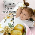 thumbnail image 2 of AOLOA Personalized Toddler Nap Mat for Preschool, Custom Name Kids Nap Mat with Pillow Cover and Nap Blanket, Daycare Nap Mats for Kindergarten, Lemon Tea Design Rolled Slumber Bags Easy to Carry, 2 of 8