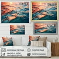 thumbnail image 4 of Designart "Coastal modern Waterscapes I" Landscapes Floater Framed Canvas Art Print, 4 of 7