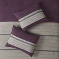 thumbnail image 3 of GDF Studio 7-Piece Cozy Queen Comforter Set, Faux Suede Bedding Set with Embroidered Pillows, Purple, 3 of 11
