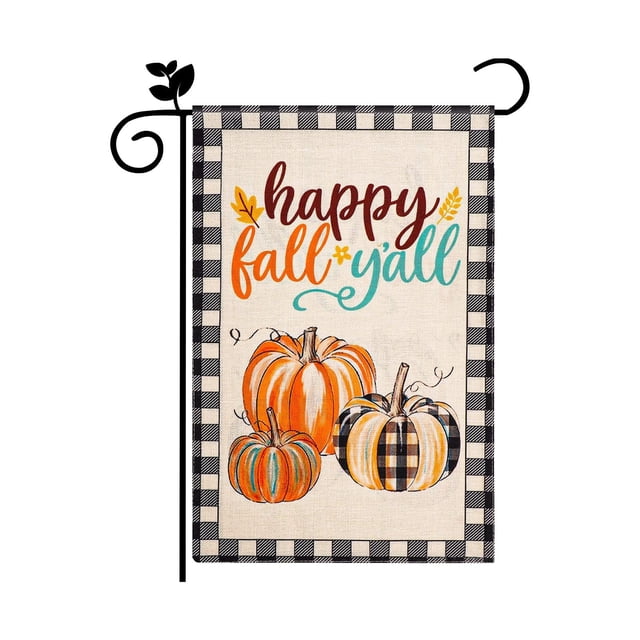 Halloween Holiday Garden Flag For Outdoor Use 12X18 Inches Spun Polyester With Fade Resistant Printing D