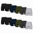 thumbnail image 4 of Boxer Deportivo Wilson para Hombre Rib Multicolor, 12 Piezas, Talla CH, 4 of 4