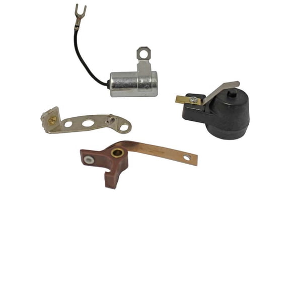 OEG Parts New Ignition Tune Up Kit Replacement For Ford Tractors 9N 8N 2N (Heavy Duty Point Set, Condenser and Rotor Included) A0NN12107AP, A0NN12300A, B2NN12200A, 105523