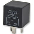 thumbnail image 2 of Acaige 3-Terminals Cf-14 12V Automotive Led Flasher Relay For Motorcycle Or Car Turn Signals Blinker With 0.1W-150W Led Lights, 2 of 5