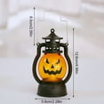 thumbnail image 3 of Matsuzay 2021 nueva Calabaza Calavera LED Pony Lantern Halloween Decoración Prop Holiday Bar Party Light LED Lámpara de aceite Prop Kits de decoración para fiestas TYPE2 B Matsuzay HA007381-02, 3 of 6