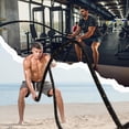thumbnail image 4 of Yes4All 30' Battle Rope, 1.5" Thick for Home Gym Cross-Training, No Cover, Black, 4 of 5