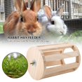 thumbnail image 4 of Comedero de heno para conejos Ticfox, de madera, contenedor de heno, claridad notable, 4 of 11
