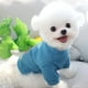 thumbnail image 5 of Suéter para mascotas - Diseño de cuello alto para todas las estaciones, tejido elástico suave, estilo jersey, para gatos de interior/perros pequeños, ideal para vacaciones/fiestas/fotografía, 5 of 6