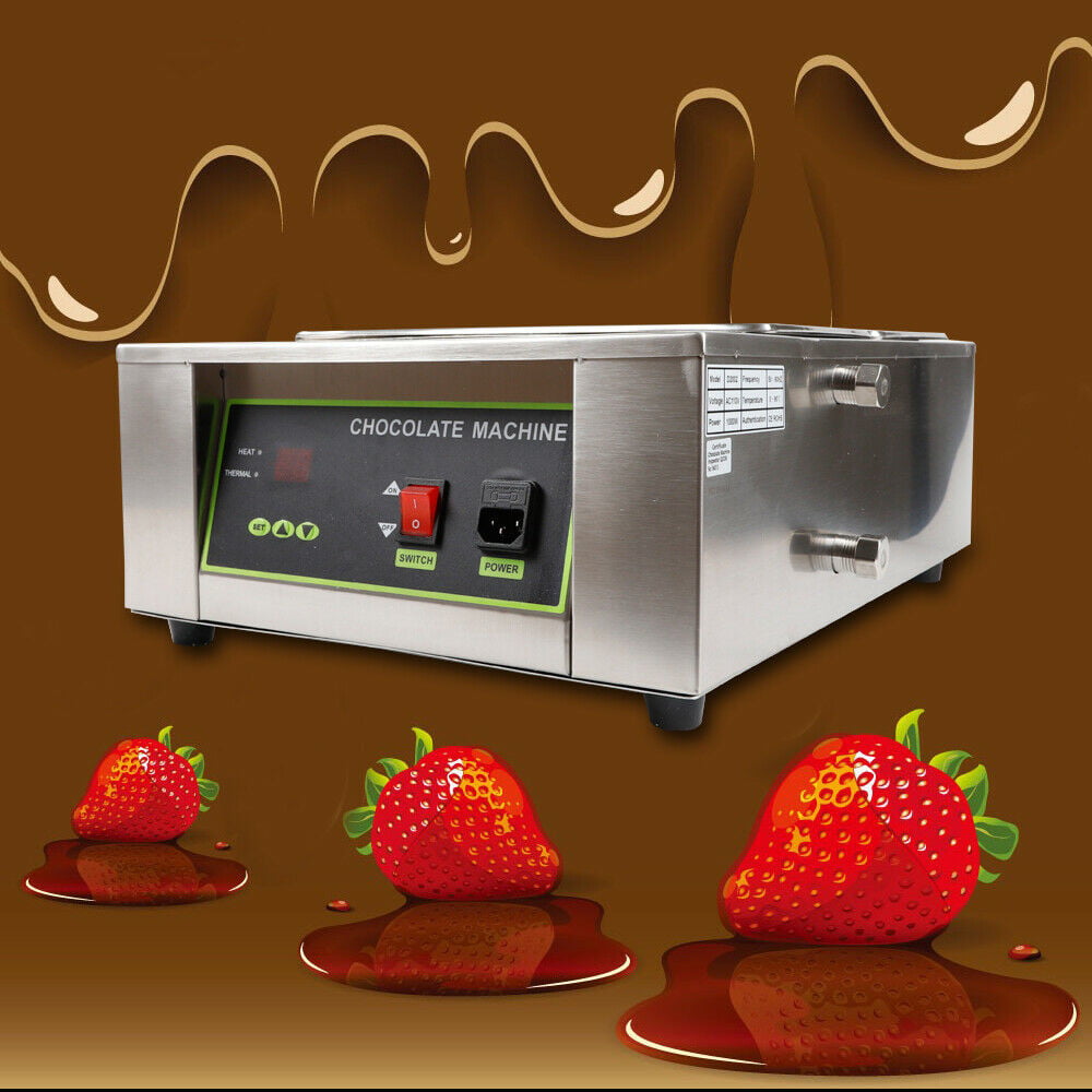 110V 1500W 10kg Chocolate Melting Machine for Commercial & Home DIY Ethedeal Electric Chocolate Warmer Boiler Temperer Machine 2 Melting Pot 