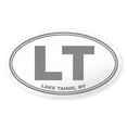 thumbnail image 1 of CafePress - LT (Lake Tahoe) Oval Sticker - Sticker (Oval), 1 of 1