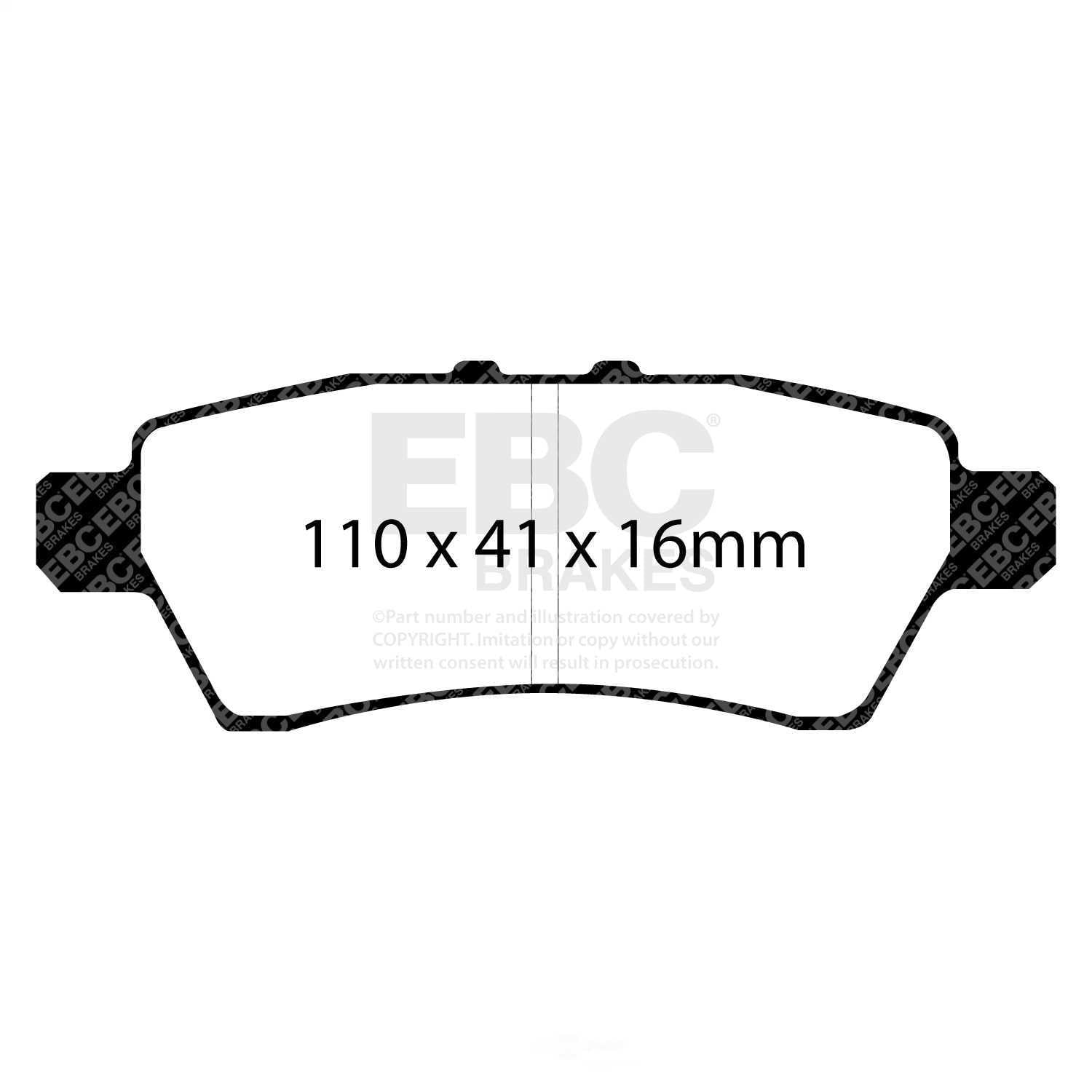 UD1101/ EBC OE Brake Pads