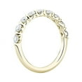 thumbnail image 2 of 0.25 Ct Round Cut Natural Diamond Unique Band for Anniversary Solid 18K Yellow Gold Size 4, 2 of 7