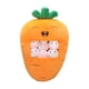 thumbnail image 2 of Peluche de Snack Doll, juguete de peluche de dibujos animados con muñeca pequeña, cómoda decoración para el hogar zanahoria, 2 of 9