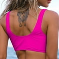 thumbnail image 5 of TOWED22 Women Underwire Bikini Top Only Push Up Swim Top Bra Swimsuit Tops Padded Bathing Suit Top(Hot Pink,XXL), 5 of 6