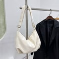 thumbnail image 5 of Beautynvta Trendy Leather Crossbody Bag for Women, Shoulder Handbag with Adjustable Strap, Casual Bag Crossbody Purse for Travel, White, 5 of 6