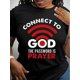 thumbnail image 1 of Faith-Inspired Letter Print Casual T-Shirt for Women - Crew Neck, Short Sleeve, Breathable Polyester, Machine Washable Tee For Adult, Men, Women, Teen, Teenager, Adolescent, Youth, 1 of 6