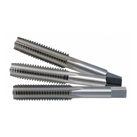 Straight Flute (Hand) Straight Flute Hand Tap, 1/2"-20, Bottoming, Plug, Taper, UNF, 4