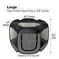 thumbnail image 2 of FurHaven Pet Products Mesh Open-Air Pet Playpen - Gray, Large, 2 of 10