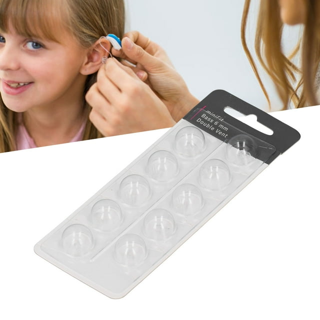 Double Vent 6mm Bass Domes, Silicone High Translucency 10pcs Vent Bass Domes for MiniFit for Replacement