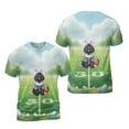 thumbnail image 3 of Happy Easter Hello Spring Cocker Spaniel Playing Football All Over Print 3D Shirt Unisex Merch Cockers Dog Lover Gifts - 13003, 3 of 6