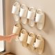 thumbnail image 5 of Zapatero de Pared, Instalación Sin Perforaciones, Plástico Grueso, Organizador de Zapatillas de Baño, Escurridor con Gancho, Organizador de Pared Multifuncional, Blanco, 9,8 X 8,4 X 4,6 Cm, 5 of 6