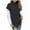 Black, variant on RQYYD Sweater Vest Women Cable Knitted Sleeveless Turtleneck Casual Sweaters Top